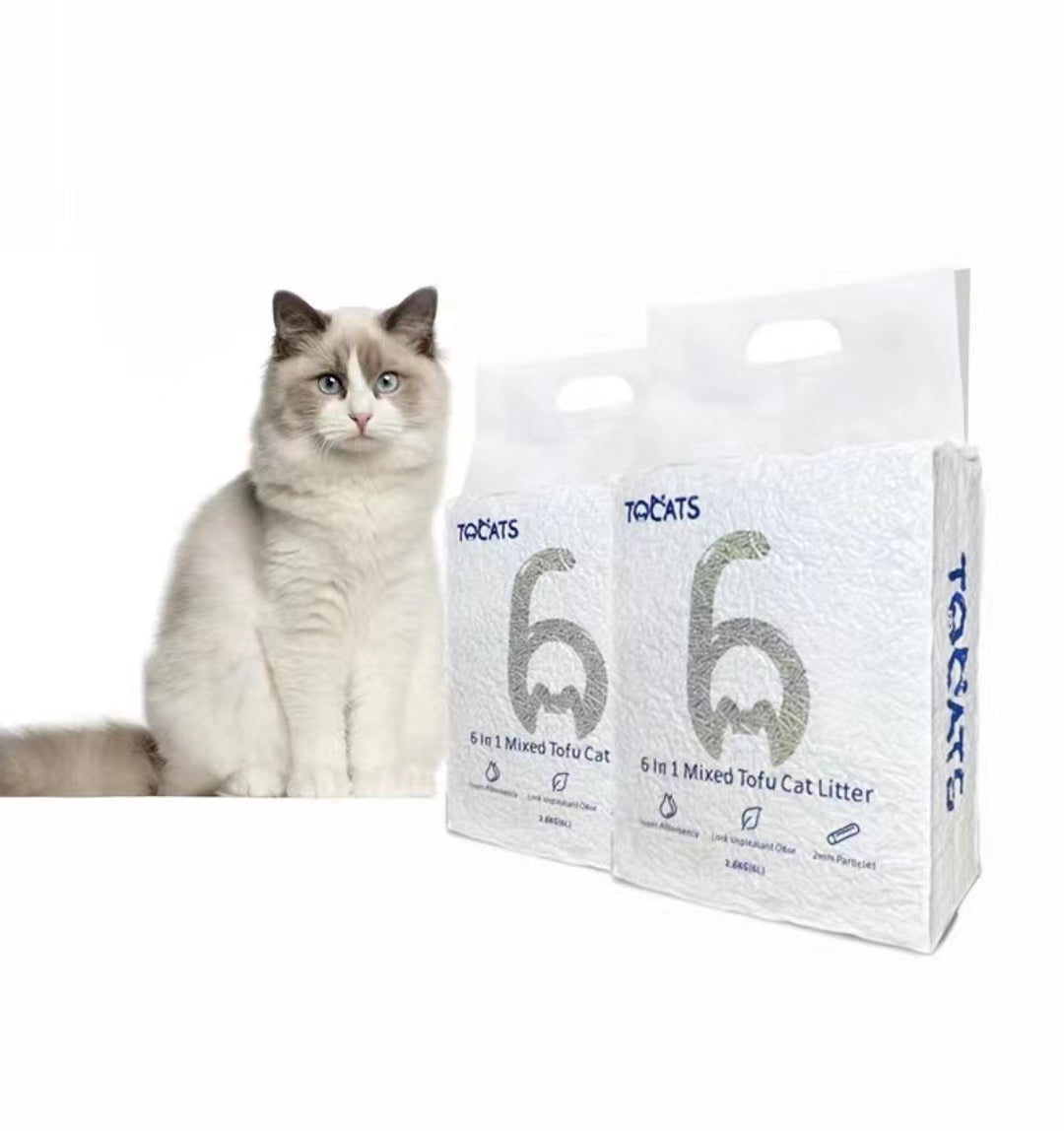 Tocats 6 In 1 Mixed Cat Litter