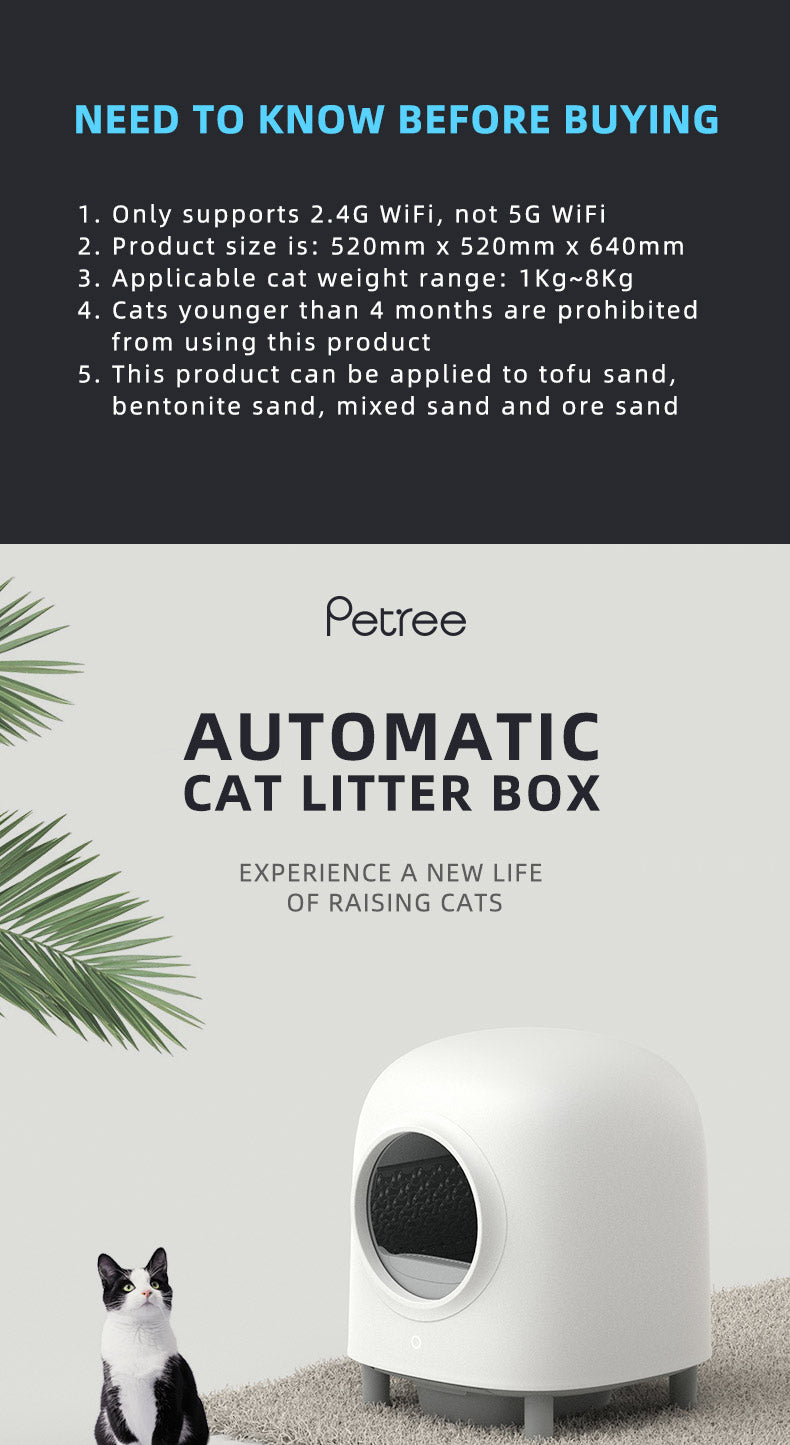 Petree Cat Litter Box 2.0